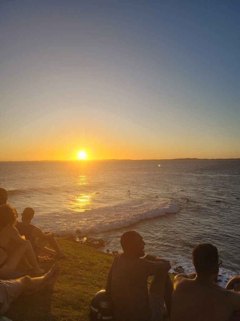 Coucher de soleil au Farol de Barra